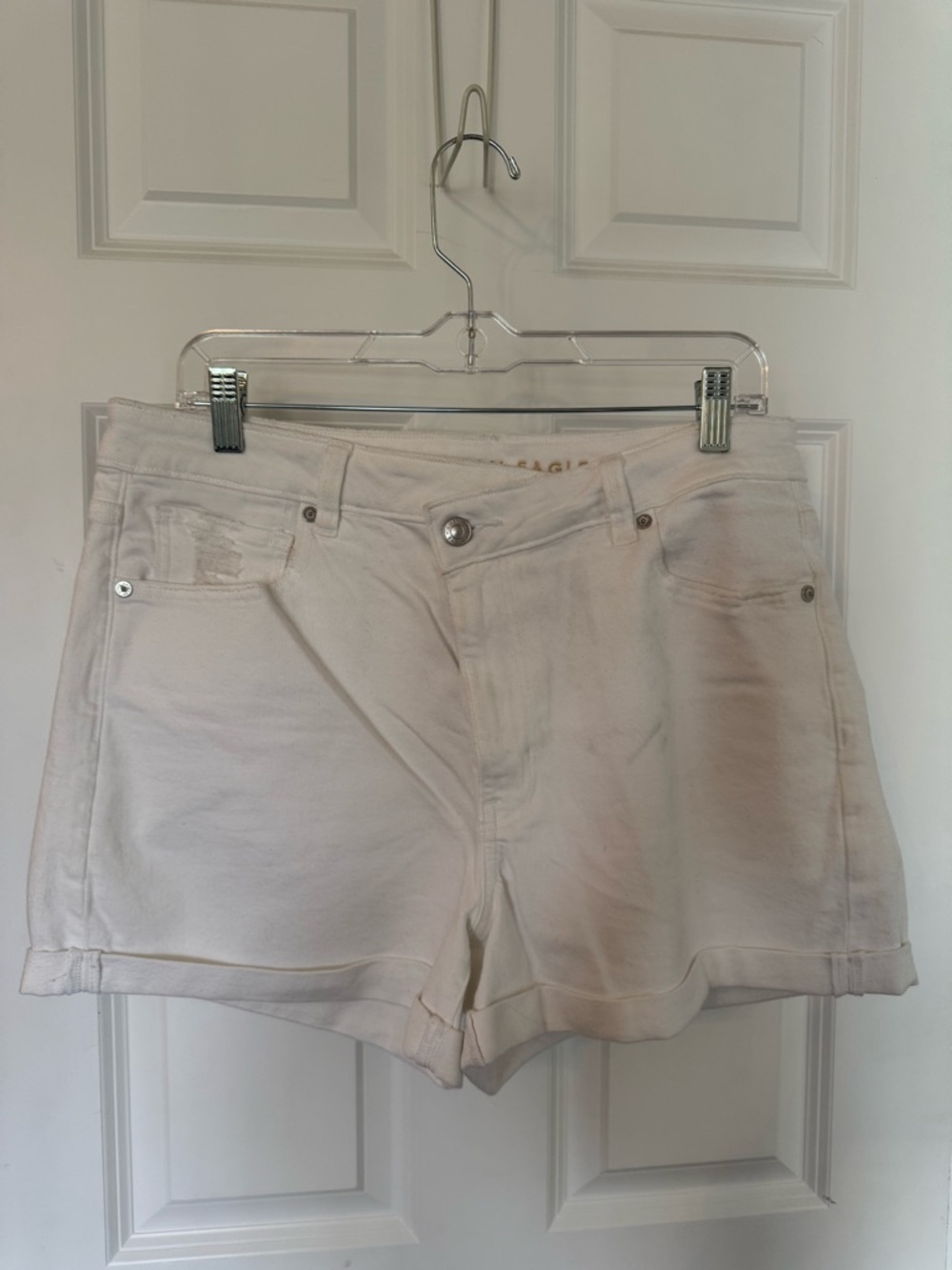 American Eagle Outfitters White Denim Shorts